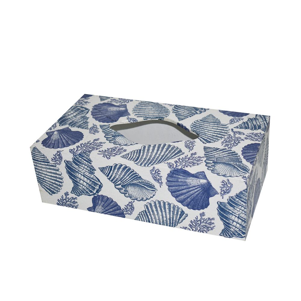 Tissue box decoupage